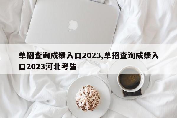 单招查询成绩入口2023,单招查询成绩入口2023河北考生