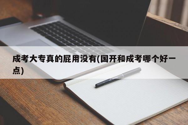 成考大专真的屁用没有(国开和成考哪个好一点)