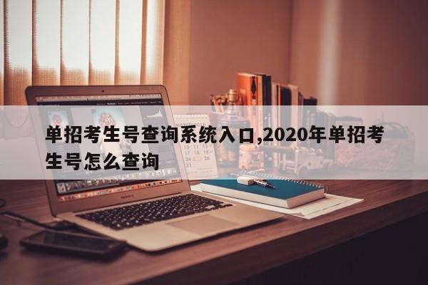 单招考生号查询系统入口,2020年单招考生号怎么查询