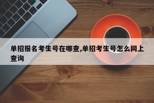 单招报名考生号在哪查,单招考生号怎么网上查询